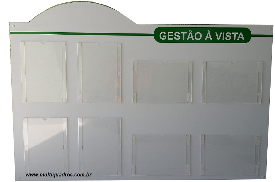 Quadro de Gestão À Vista em MDF Personalizado